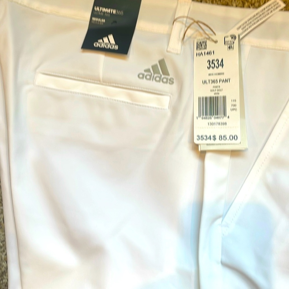 Golf Adidas Ultimate365 White Golf Pants